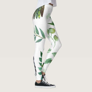 Leyendas de pájaros con flores Boho - Pantalones d