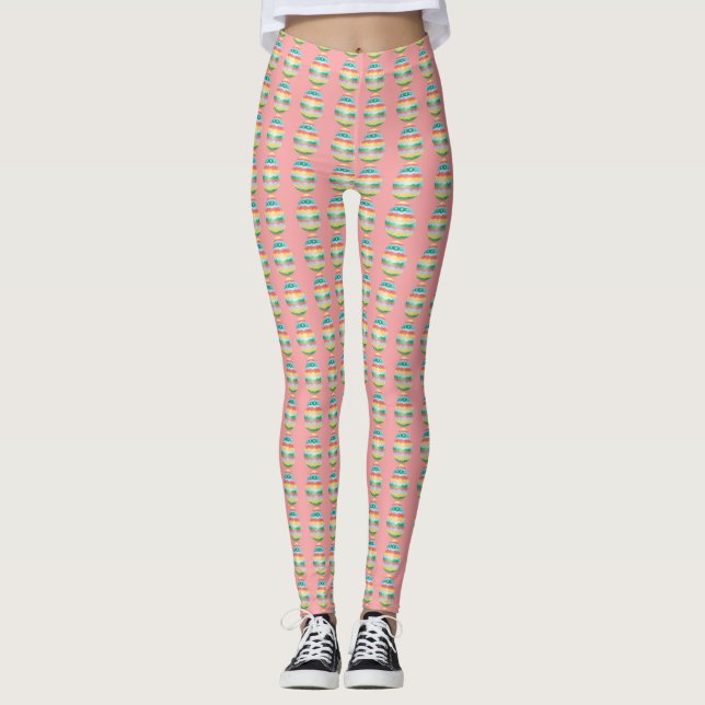 Leyendas de Pascua Pascua Huevos Legging Pants Per (Anverso)