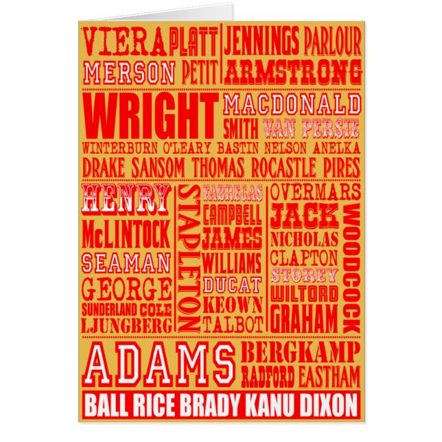 Leyendas del arsenal (Frente)