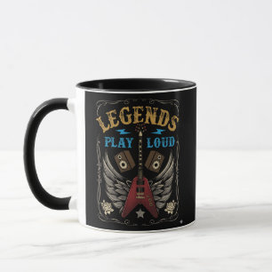 Leyendas tocan fuerte, taza
