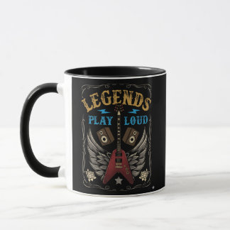 Leyendas tocan fuerte, taza