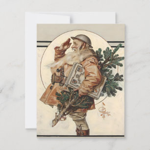 Leyendecker Santa de Navidad de la Primera Guerra