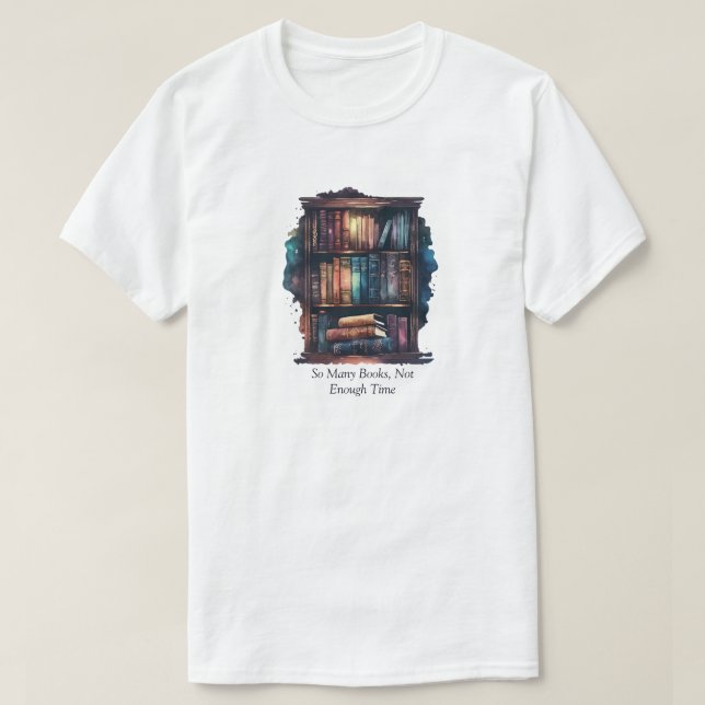 Leyendo camiseta (Diseño del anverso)