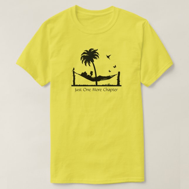Leyendo camiseta (Diseño del anverso)