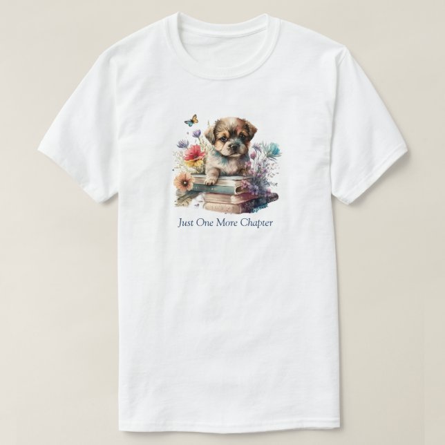 Leyendo camiseta (Diseño del anverso)