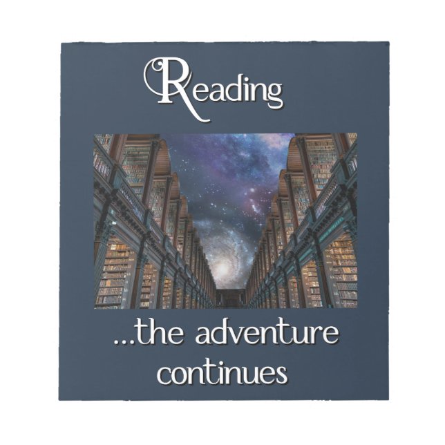 Leyendo ...el Bloc de notas Adventure Continua (Frente)