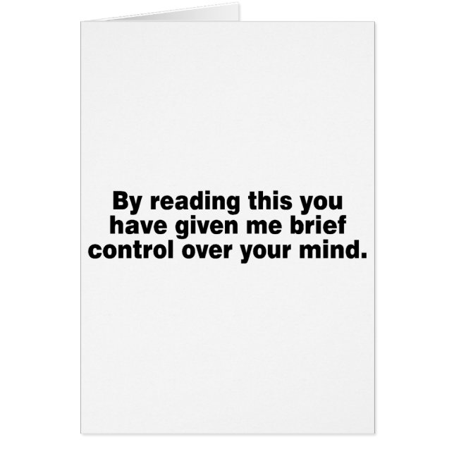 Leyendo esto usted tiene… (Frente)
