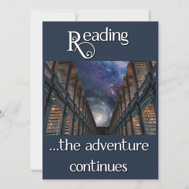 Leyendo, la aventura continúa (Anverso)