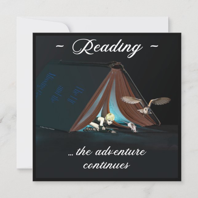 Leyendo, la aventura continúa (Anverso)