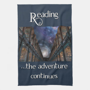 Leyendo... la aventura continúa con la toalla de t