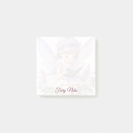 Leyendo notas post-it personalizadas de Fairy Past