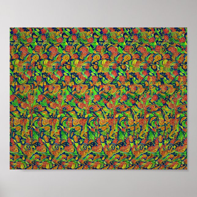 Leyendo rana - Impresión 3D oculta (Frente)