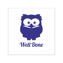 Leyendo sello de profesor Owl Well Done