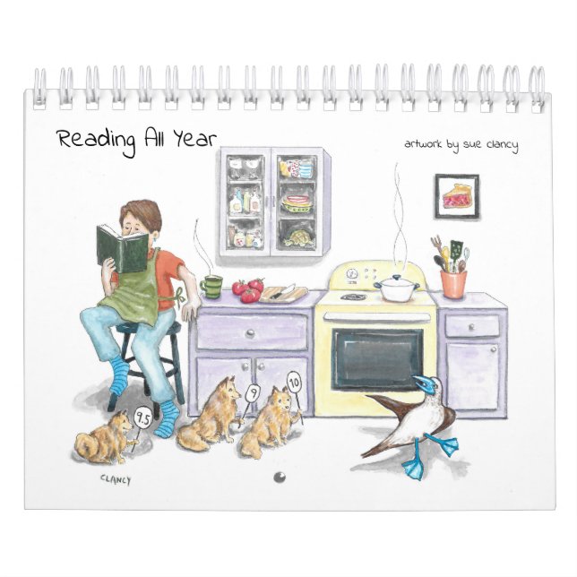 Leyendo todo el año - calendario (Tapa)