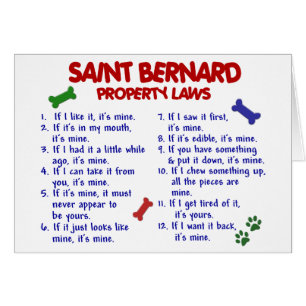 Leyes 2 de la propiedad de ST BERNARD