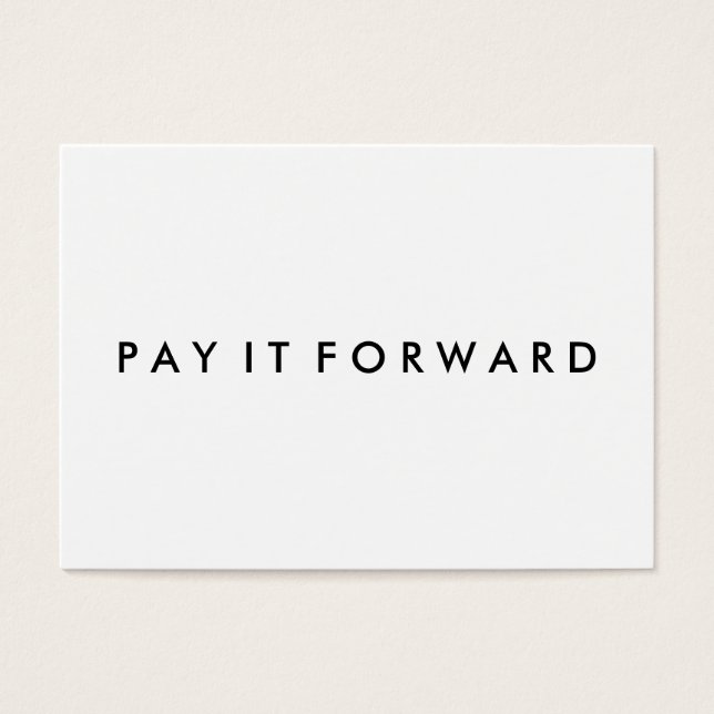 Leyes aleatorias de bondad pagan la tarjeta de ree (Frente)