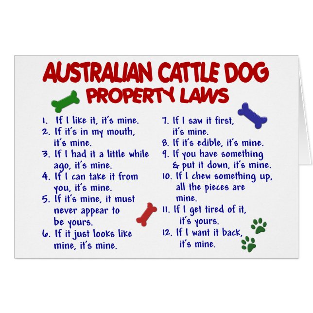 Leyes AUSTRALIANAS 2 de la propiedad del PERRO del (Anverso (Horizontal))