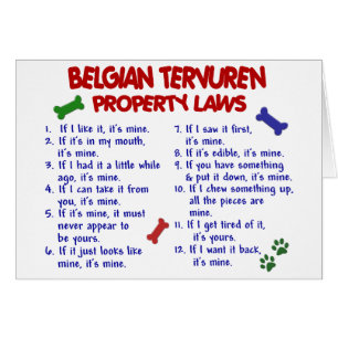 Leyes BELGAS 2 de la propiedad de TERVUREN