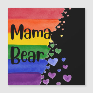 LGBT+orgullo. Mi oso. Amor arcoiris.