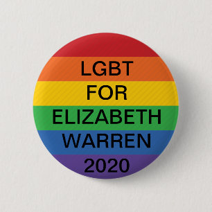 LGBT para el botón Elizabeth Warren President 2020