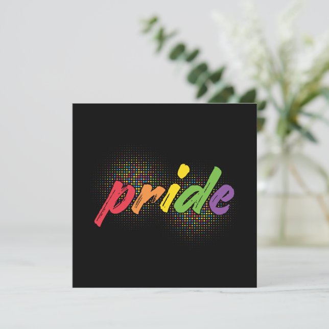 LGBTQ - Orgullo - Colores arcoiris (Anverso de pie)