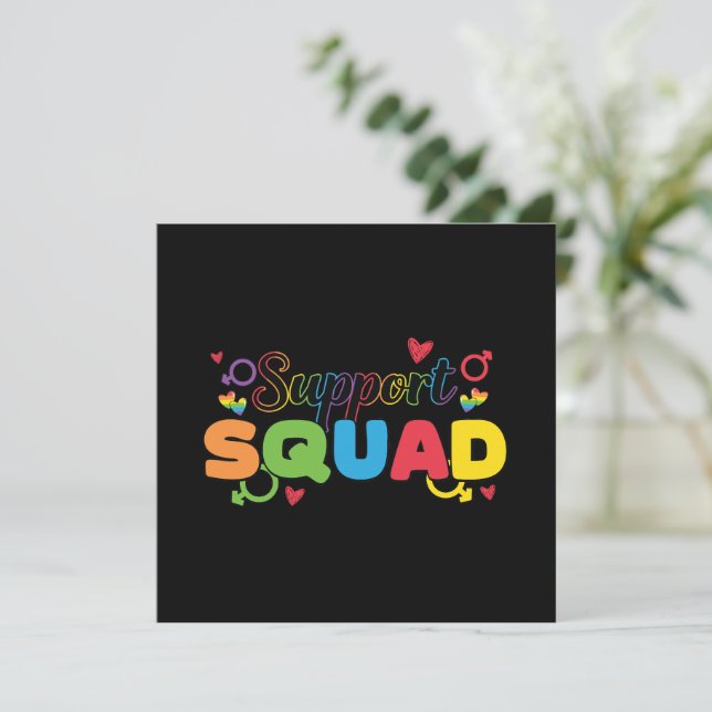 LGBTQ - Squad de apoyo (Anverso de pie)