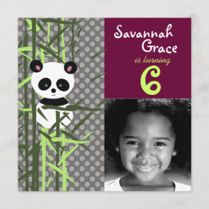 LGC  Panda Peek A Boo Invitación