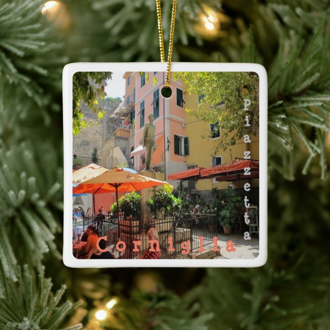 LGR021 CORNIGLIA Piazzetta Italia, Ornamento cerám (Árbol)
