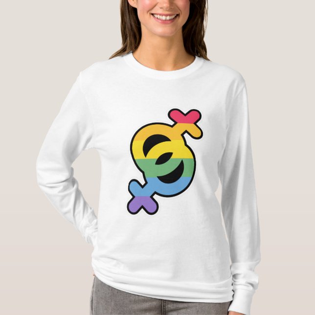 LGTB+Orgullo. Arcoíris. Camiseta (Anverso)