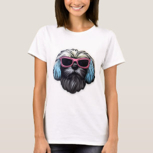 Lhasa Apso en Guay Gafas de sol camiseta clásica