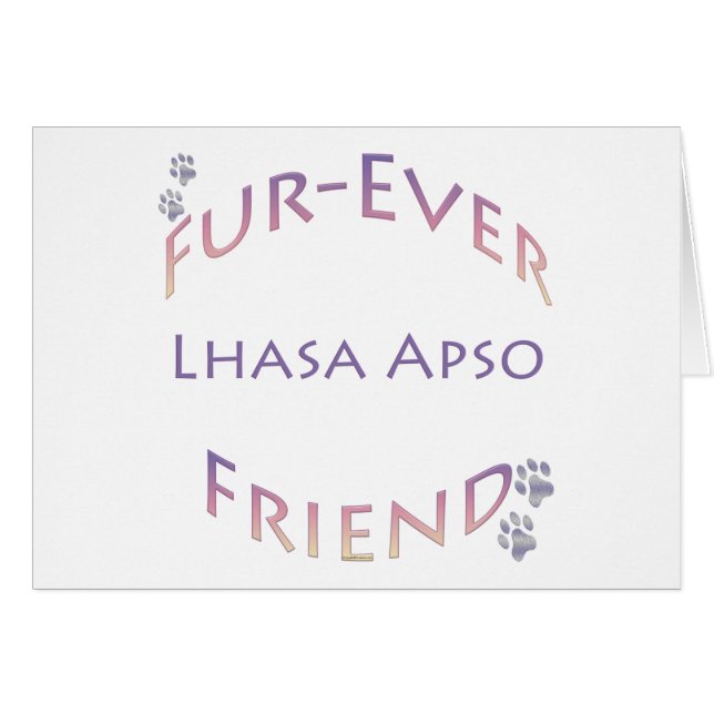 Lhasa Apso Furever (Anverso (Horizontal))