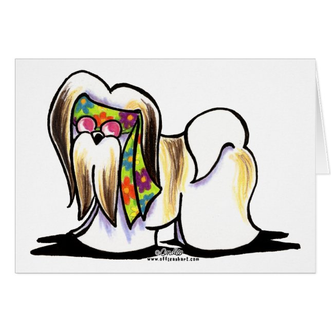 Lhasa Apso Hippie (Anverso (Horizontal))