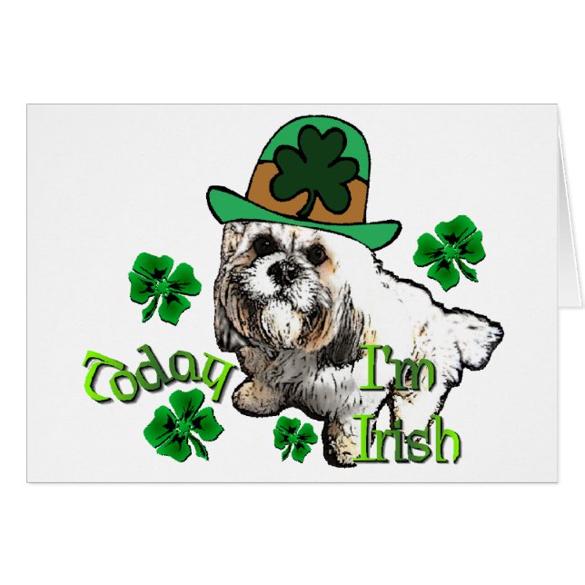 Lhasa Apso St Patricks (Anverso (Horizontal))