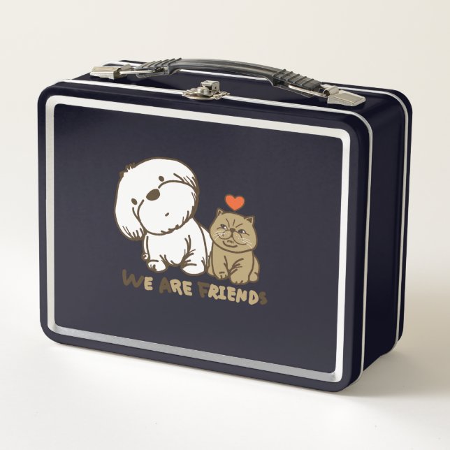Lhasa Apso y kitty (Anverso)