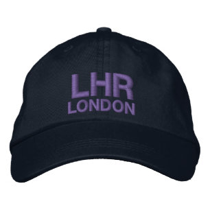 LHR London Heathrow Emroidered Gorra