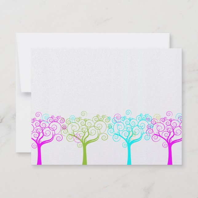 Liana Claire Shimmery Bat Mitzvah Sweet 16 RSVP (Anverso)