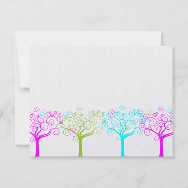 Liana Claire Shimmery Bat Mitzvah Sweet 16 RSVP (Anverso)