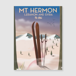 Líbano y Siria Mt Hermon Ski