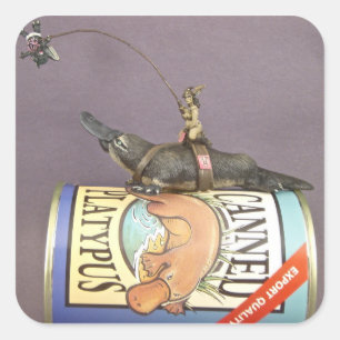 libby en una plataforma en un pegatina