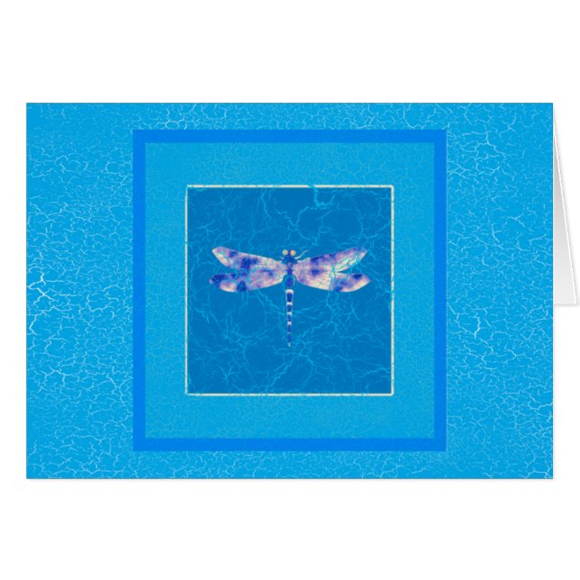 Libélula azul (Anverso (Horizontal))