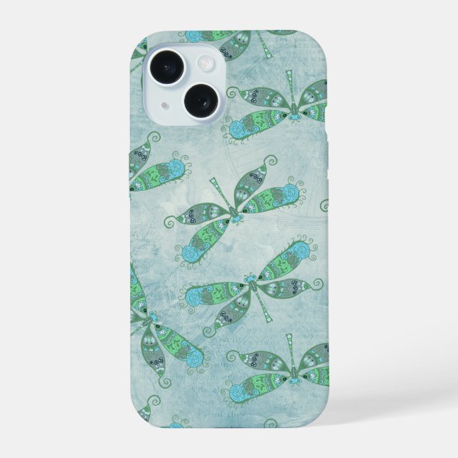 Libélulas Boho en Azul (Reverso )