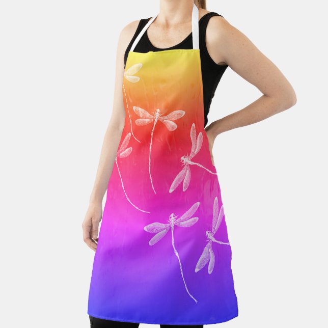 Libélulas en delantal de agua (in situ)