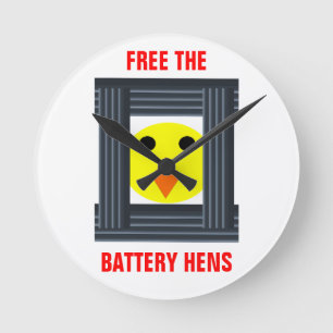 Liberar el reloj de pared de los ganchos de la bat