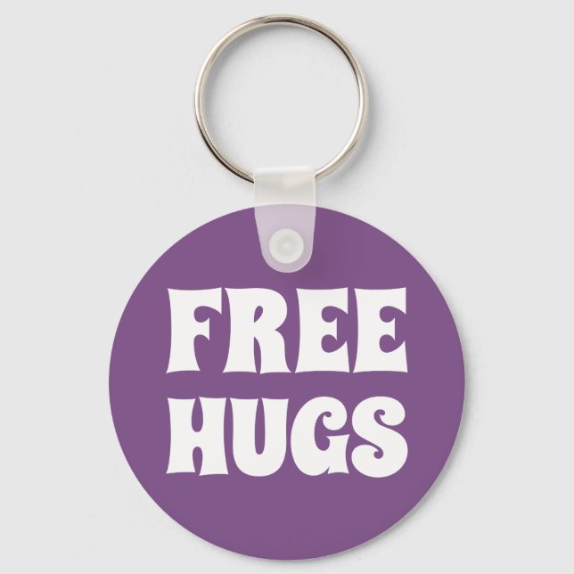 Libere el llavero del botón de los abrazos (Anverso)