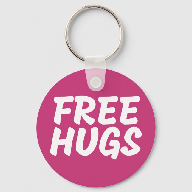 Libere el llavero del botón de los abrazos (Anverso)