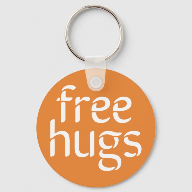 Libere el llavero del botón de los abrazos (Anverso)