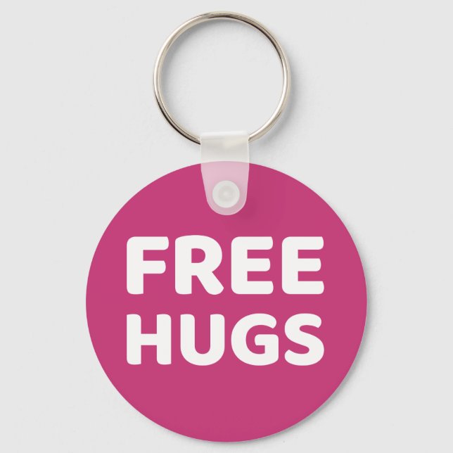 Libere el llavero del botón de los abrazos (Anverso)