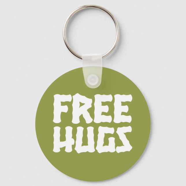 Libere el llavero del botón de los abrazos (Anverso)