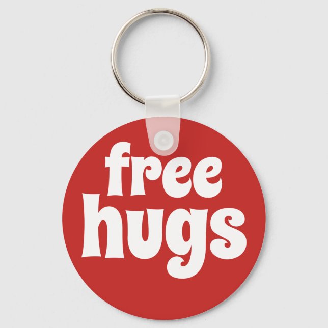 Libere el llavero del botón de los abrazos (Anverso)