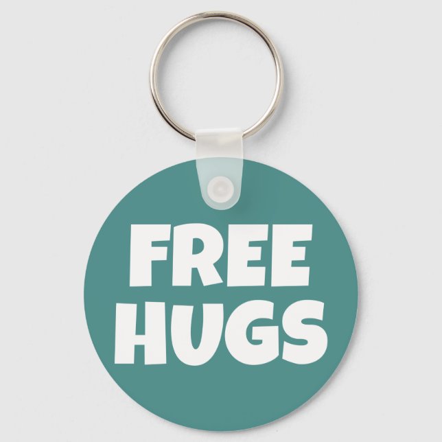 Libere el llavero del botón de los abrazos (Anverso)